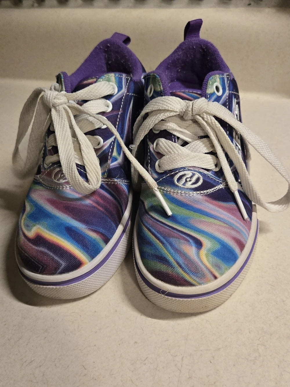 Heelys Kids' Purple Multi Swirl Lace-Up Sneakers